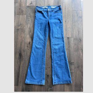Pilcro Anthropologie Bootcut Jeans Size 26 Mid Rise Stretch Denim Blue